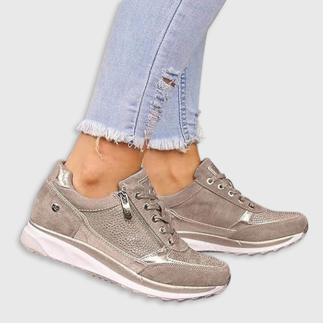 Ginette | Zip-Up Orthopedic Sneakers