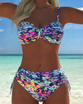 Audrey | Abstract Print Bikini Set