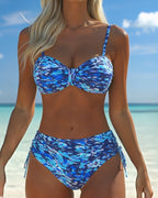Audrey | Abstract Print Bikini Set