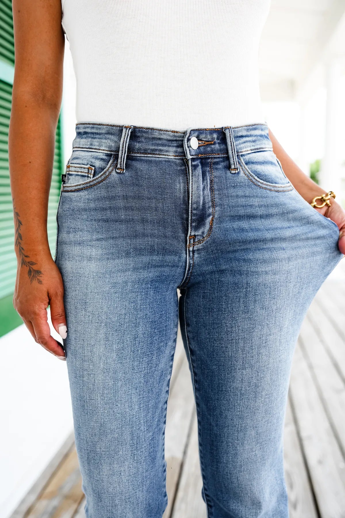 High-Waist Jeans FitCurveT