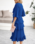 Patricia | Elegant Comfort Ruffle Dress