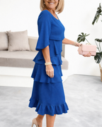 Patricia | Elegant Comfort Ruffle Dress