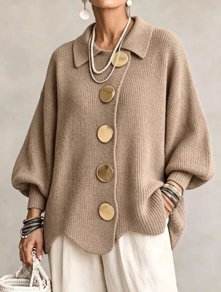 Karina™ | Oversized Collared Cardigan