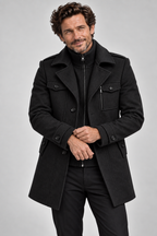 Marcus™ | Tailored Wool-Blend Overcoat