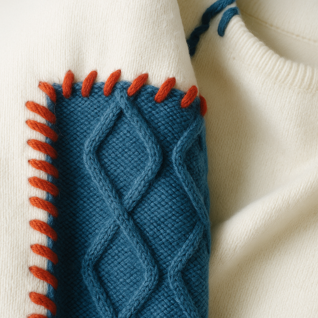 Arty™ | Patchwork Knit Sweater