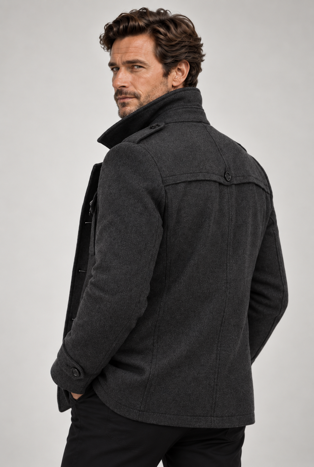 Marcus™ | Tailored Wool-Blend Overcoat