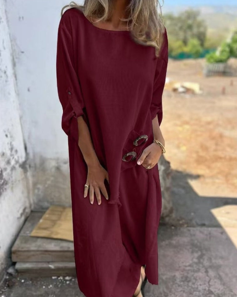 Elisa | Linen Dress