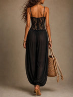 Tanger™ | Lace Evening Jumpsuit