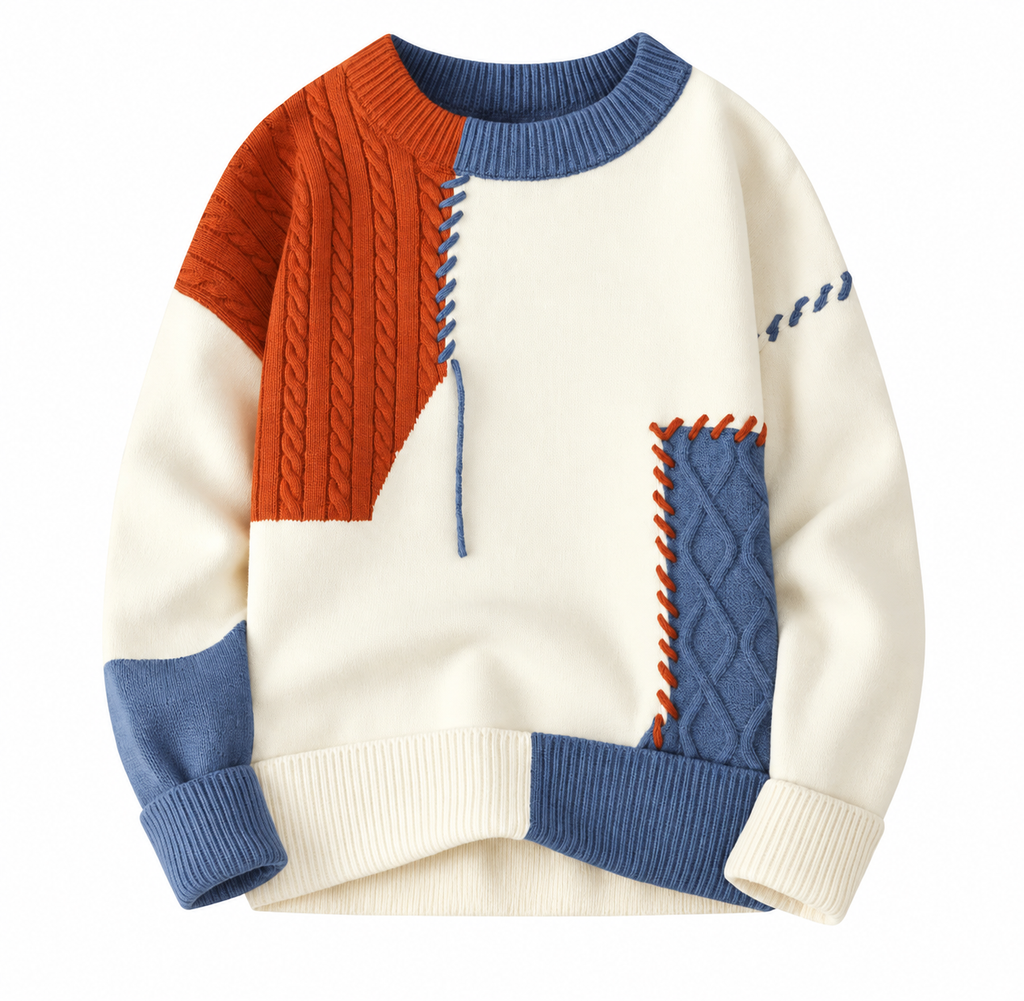Arty™ | Patchwork Knit Sweater
