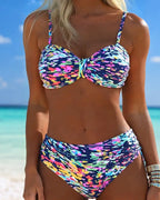 Audrey | Abstract Print Bikini Set