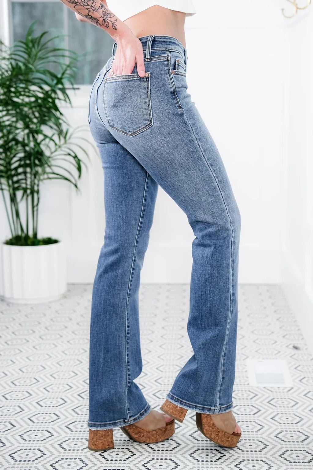 High-Waist Jeans FitCurveT