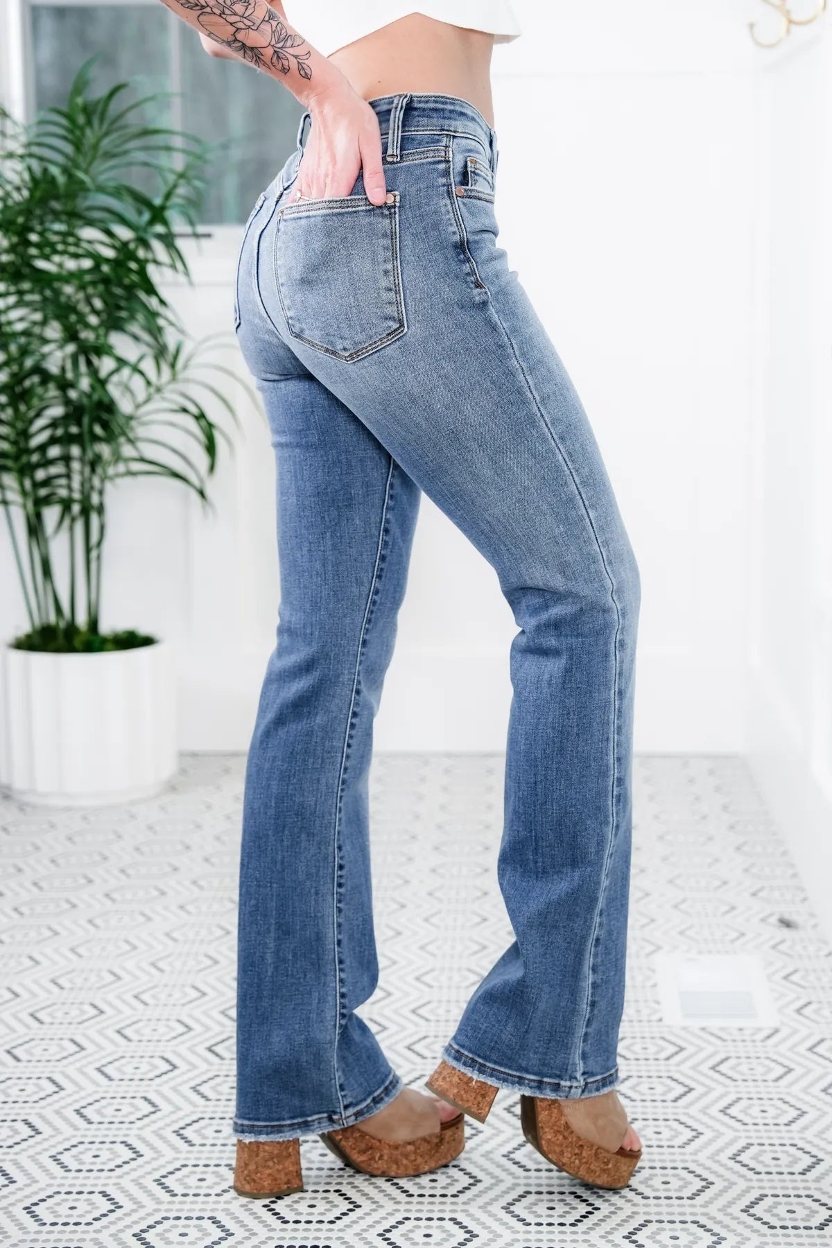 High-Waist Jeans FitCurveT