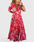 Minelda | Elegant V-neck Dress