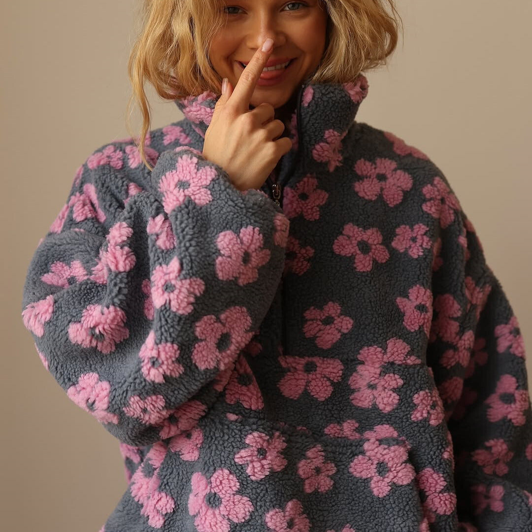 Daisy™ | Floral Fleece Pullover
