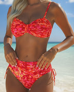 Audrey | Abstract Print Bikini Set