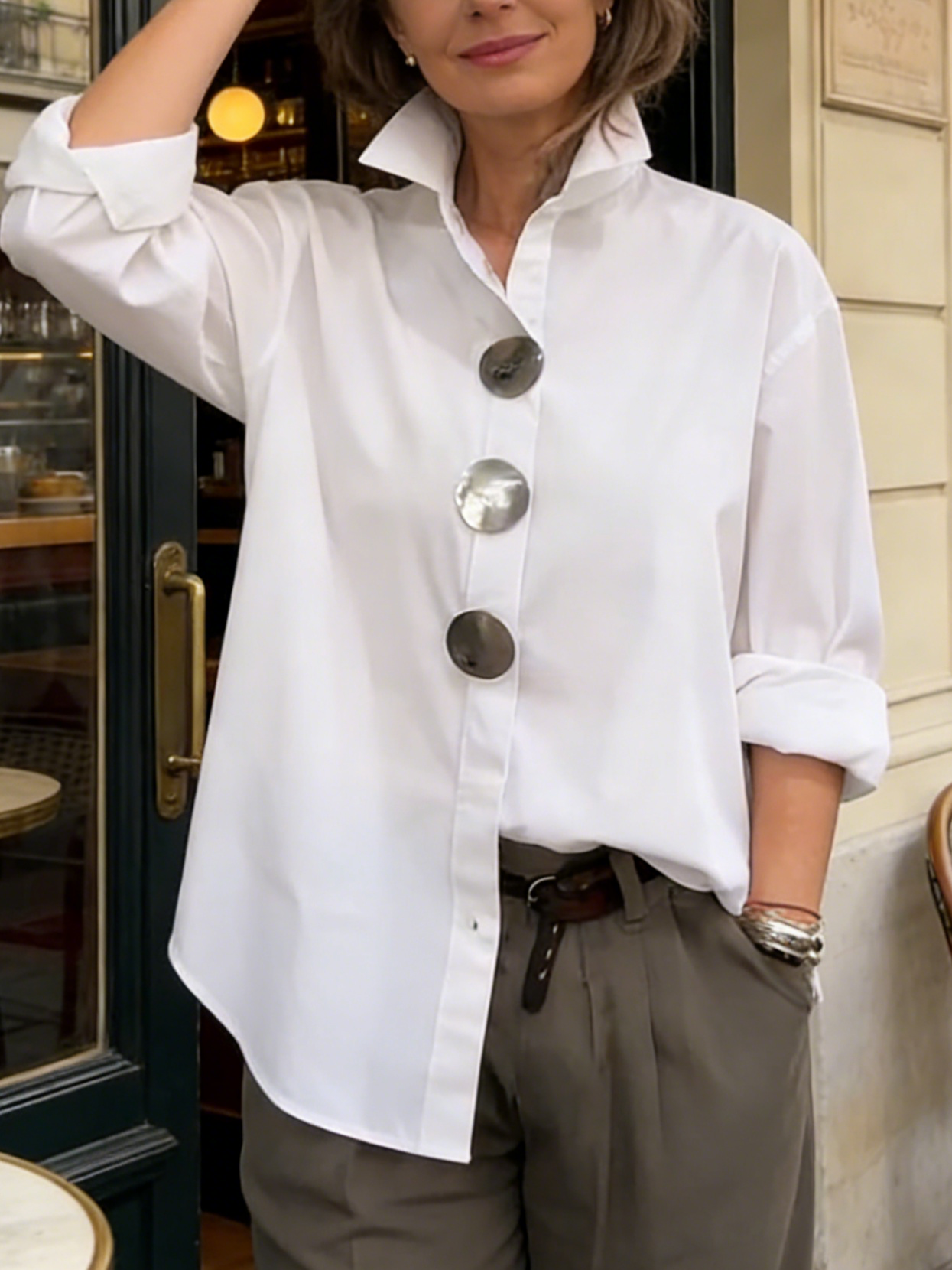 Rosaline | Button Blouse
