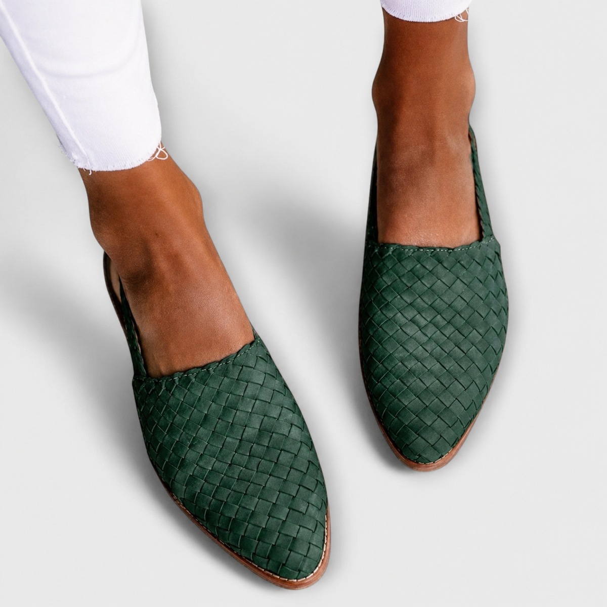 Simone™ | Woven Slingback Flats