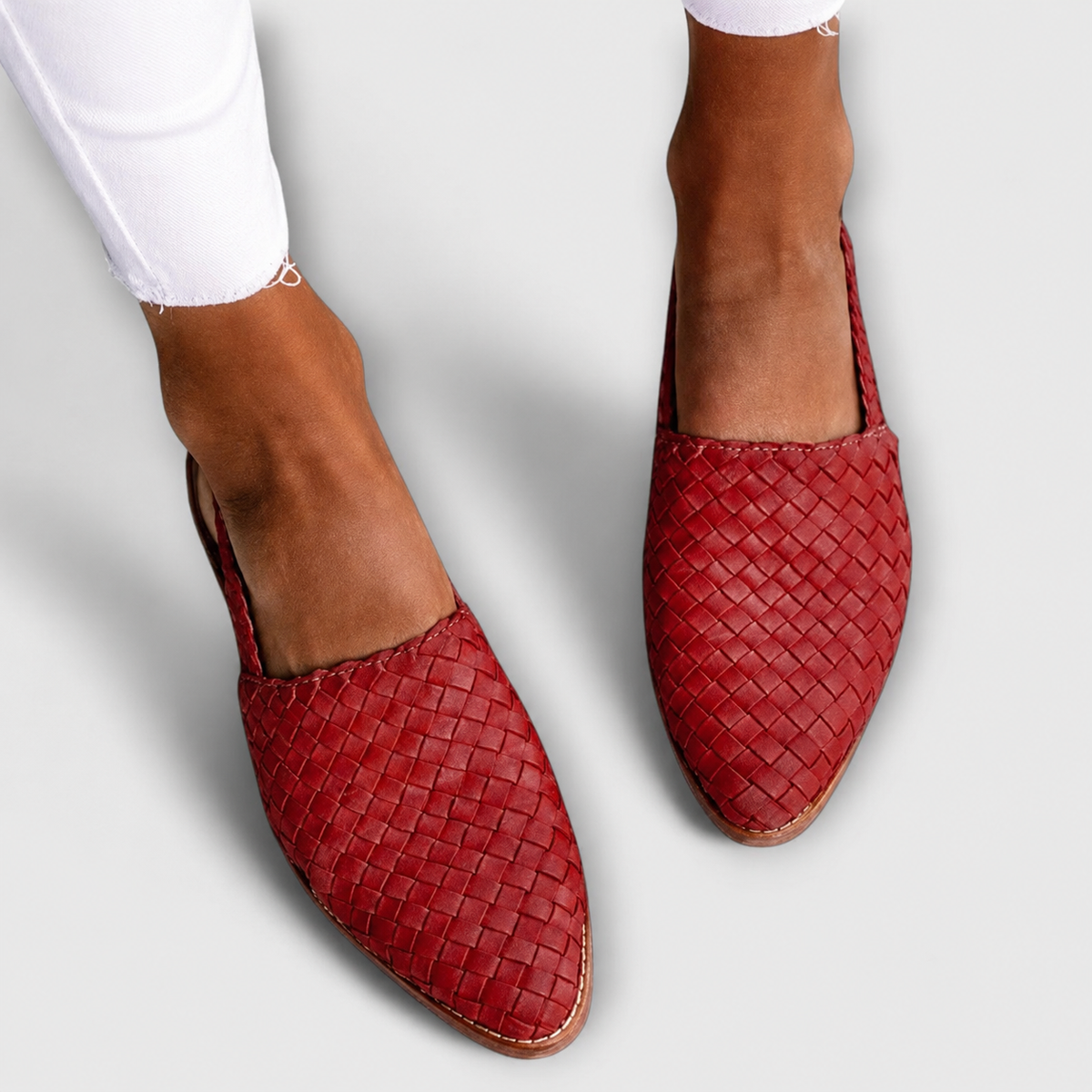 Simone™ | Woven Slingback Flats