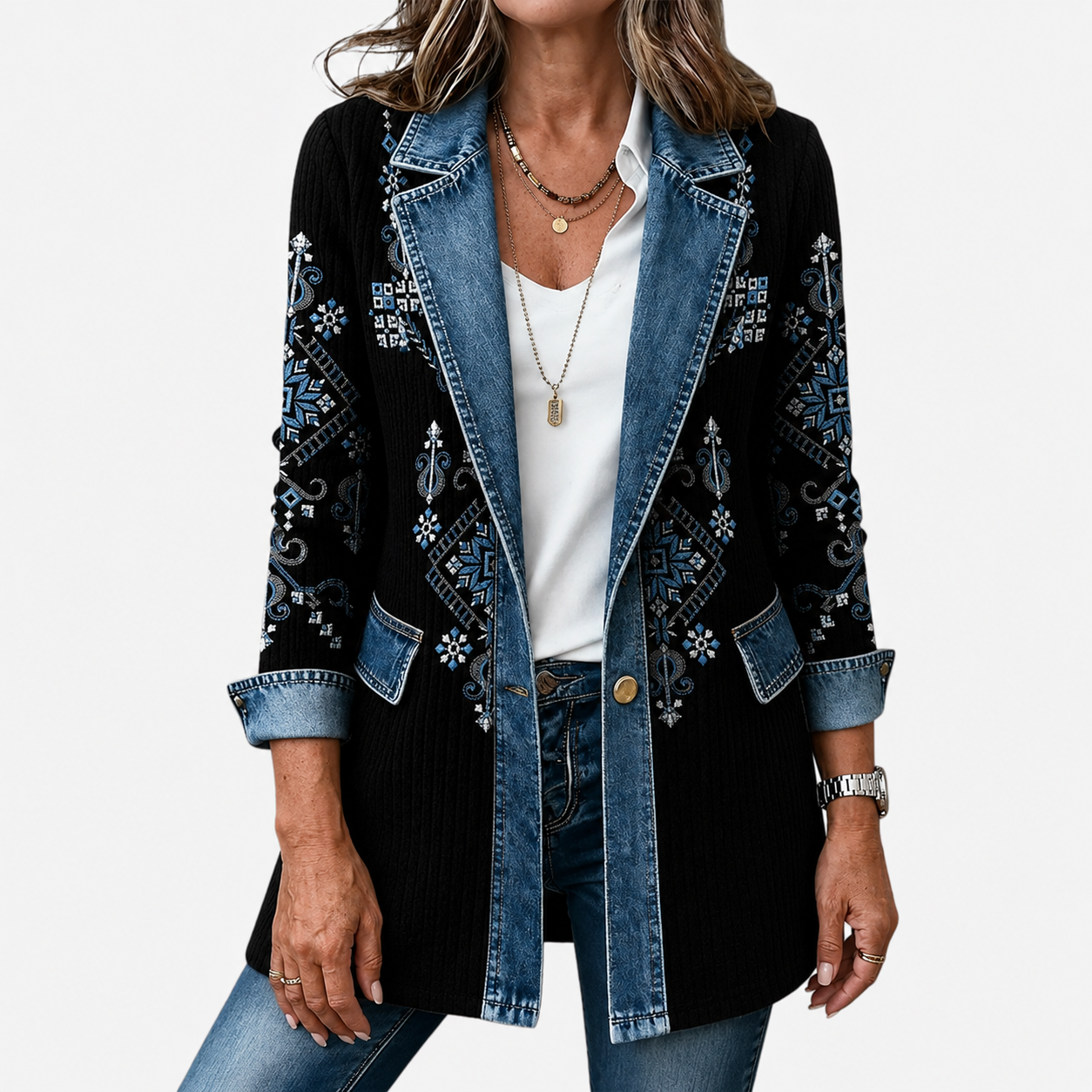 Margaret | Mixed Jacket