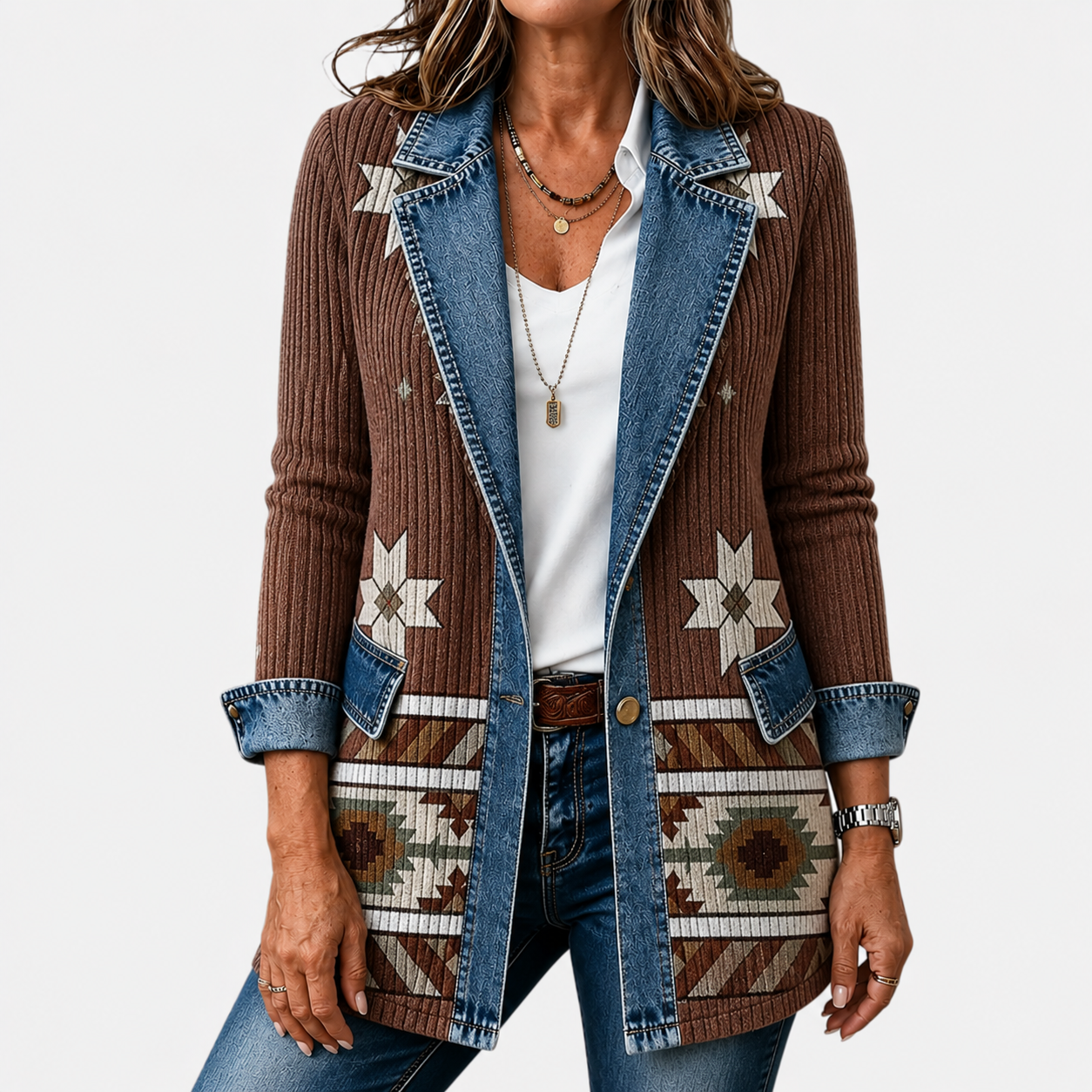Margaret | Mixed Jacket