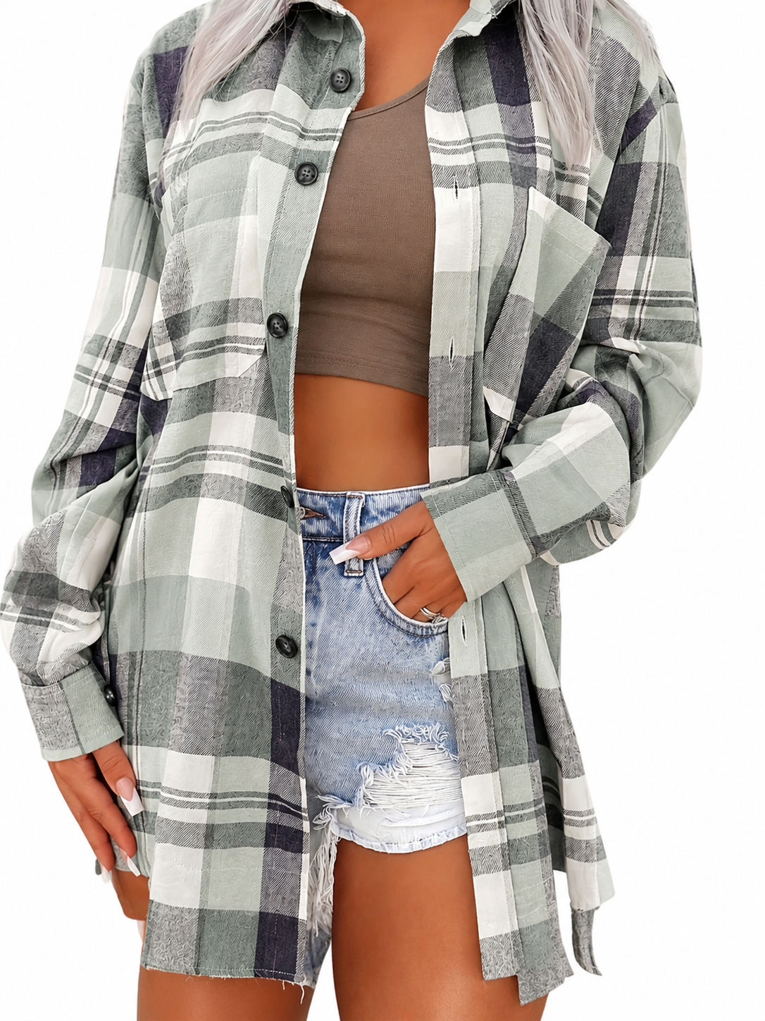 Elise™ | Gingham Summer Shirt