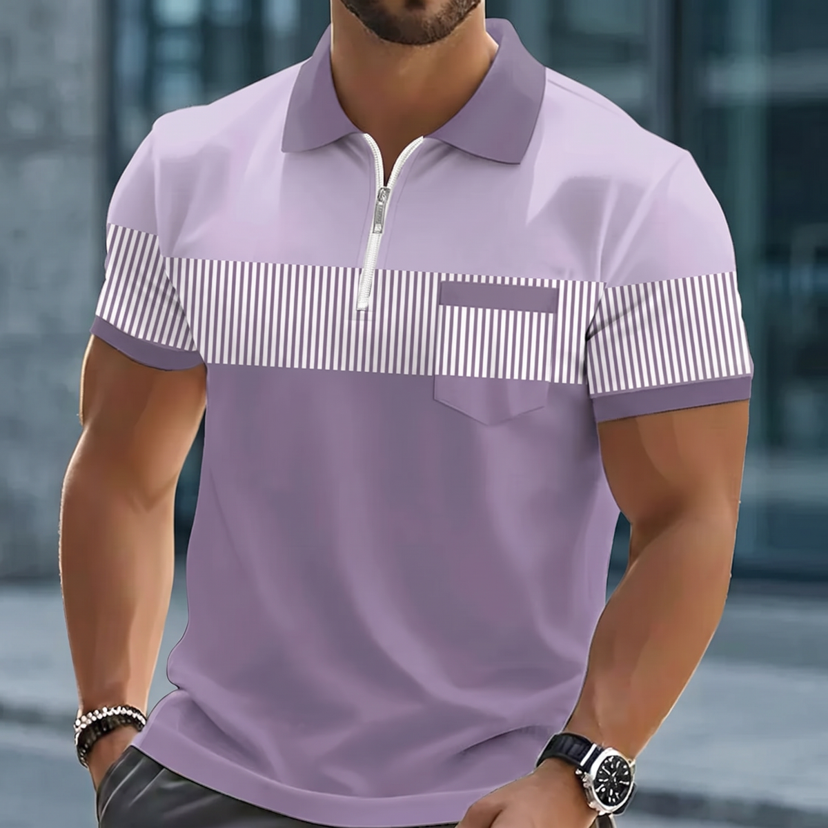 Kellan™ | Zip-Collar Polo Shirt