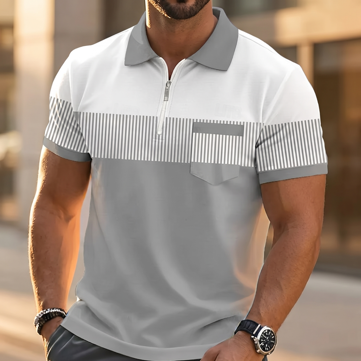 Kellan™ | Zip-Collar Polo Shirt