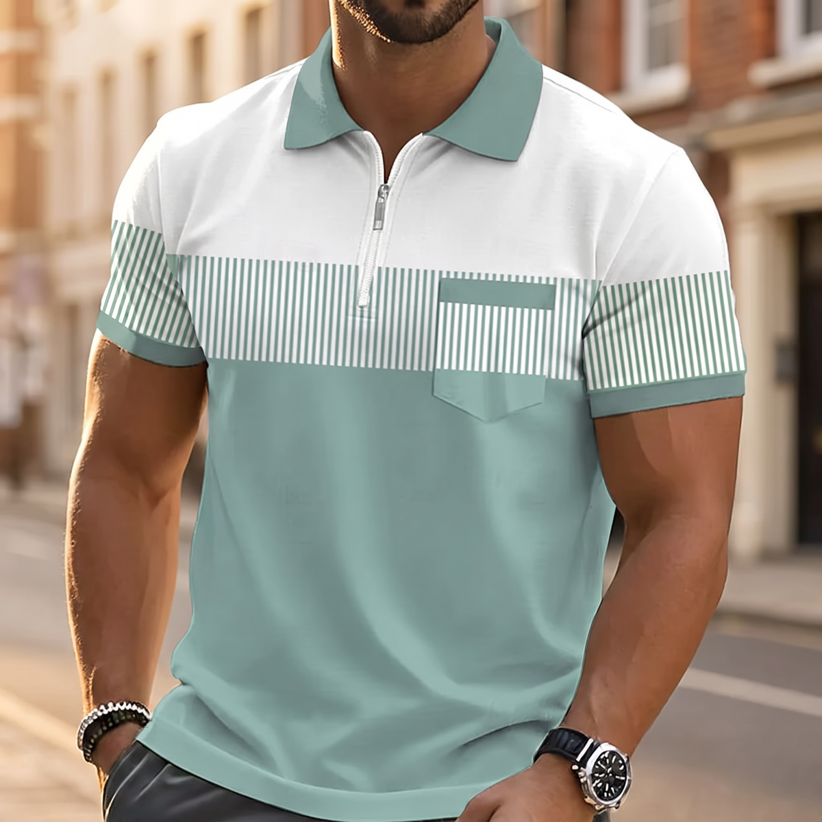 Kellan™ | Zip-Collar Polo Shirt