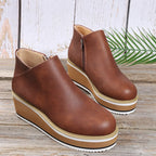 Coralie™ | Comfort Wedge Ankle Boots