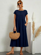 Gabrielle™ — Flowing Midi Dress Timeless Elegance