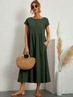 Gabrielle™ — Flowing Midi Dress Timeless Elegance