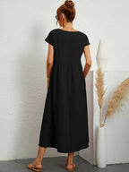 Gabrielle™ — Flowing Midi Dress Timeless Elegance