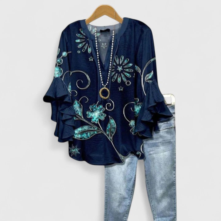 Isabella™ | Ruffle Sleeve Blouse