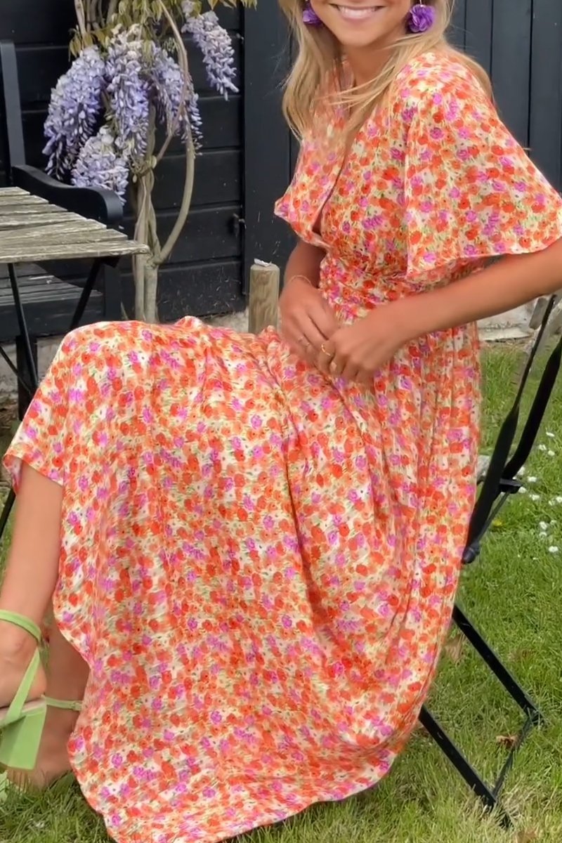 Linda | Flattering Floral Dress