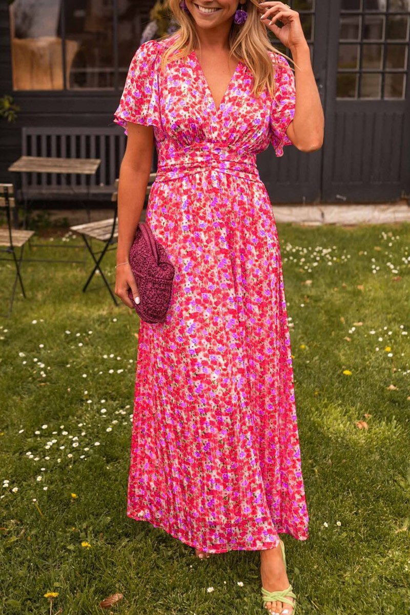 Linda | Flattering Floral Dress
