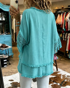 Mirelle | Bohemian Crochet Blouse