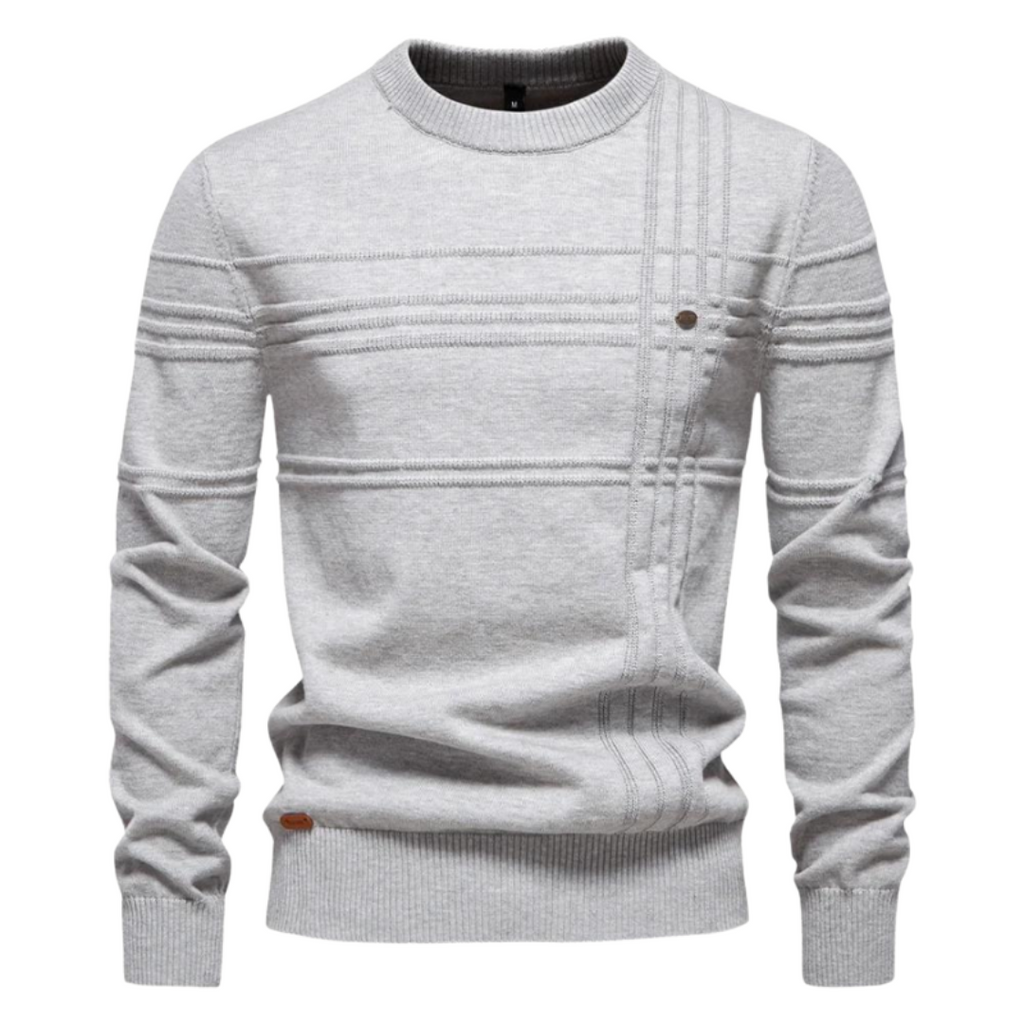 Fabrizio™ | Textured Check Knit Sweater