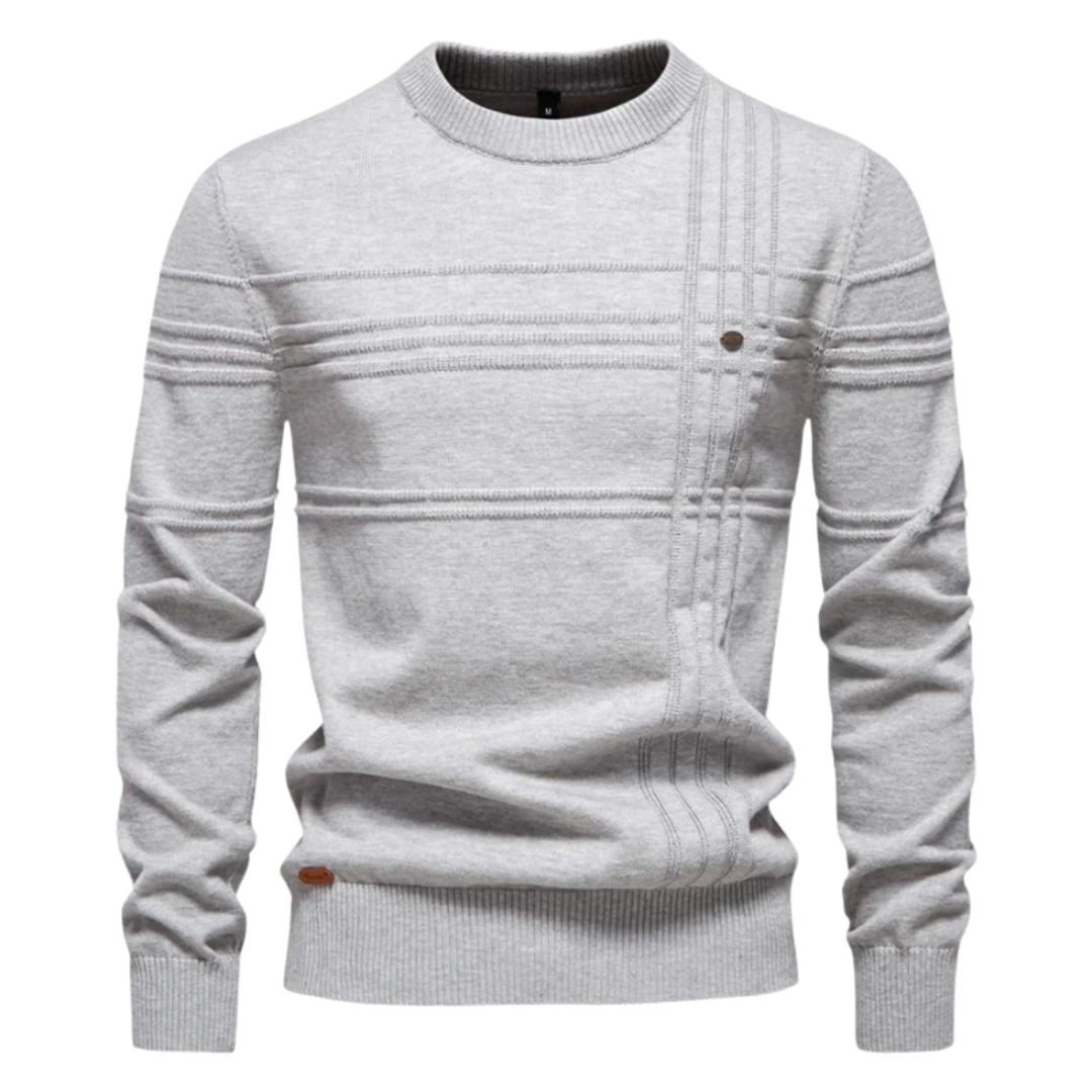 Fabrizio™ | Textured Check Knit Sweater