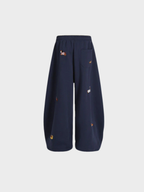Amalfi® Embroidered Pup Barrel Sweatpants