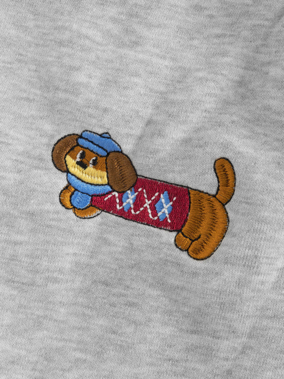 Amalfi® Embroidered Pup Barrel Sweatpants