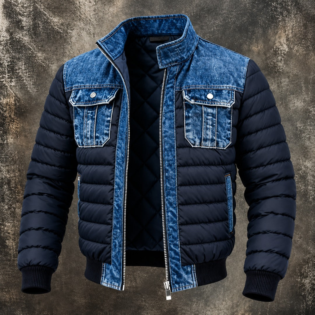 Dante™ | Quilted Denim Hybrid Jacket