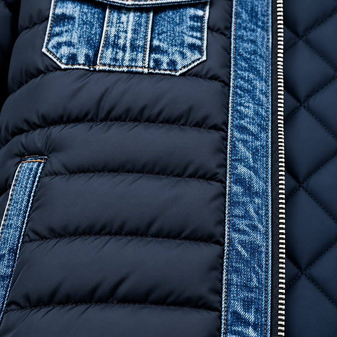 Dante™ | Quilted Denim Hybrid Jacket