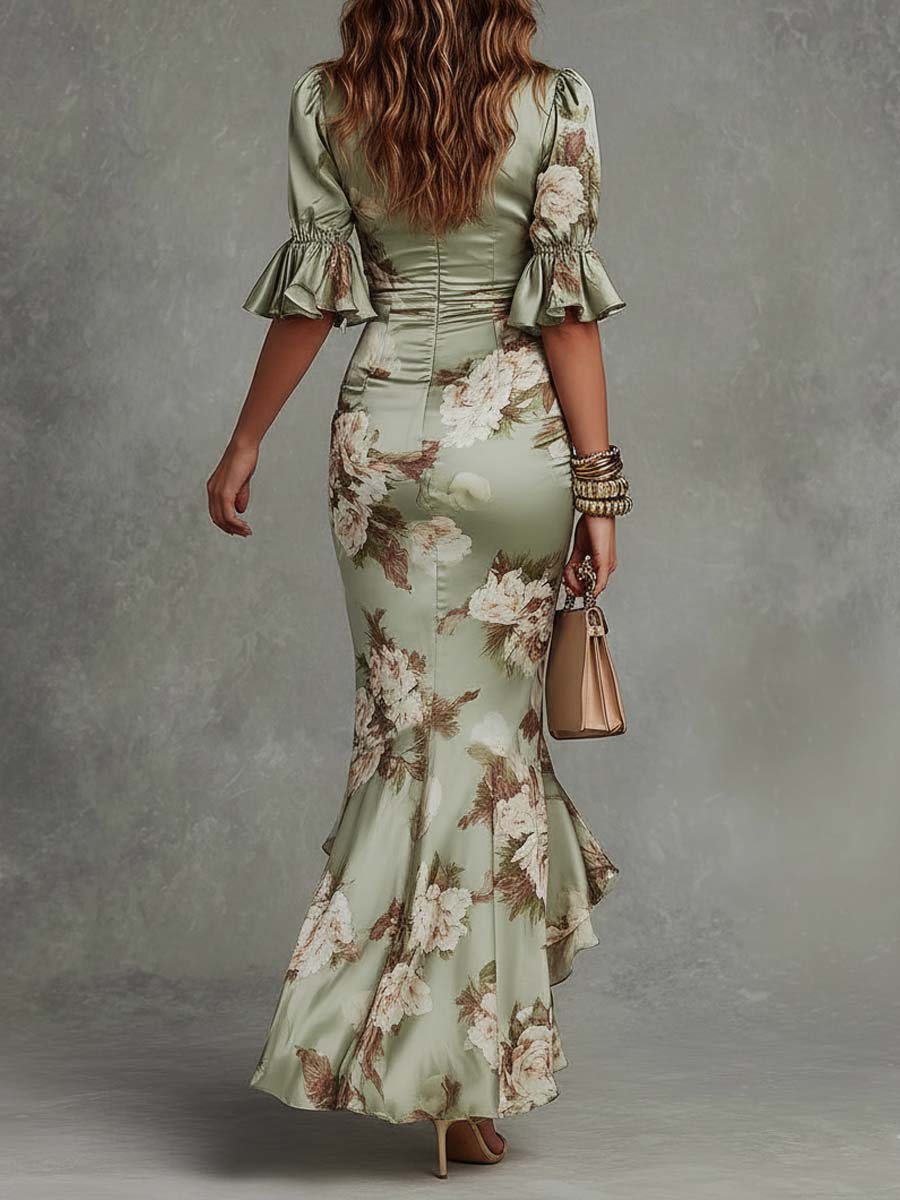 Anastasia | Satin Dress