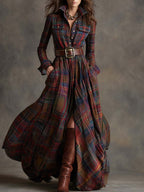 Jacqueline - Classic Button-Up Shirt Dress