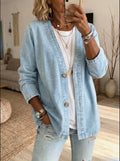 Dariah | Denim Button Coat