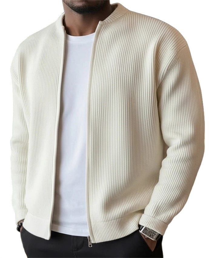 Miles™ | Ribbed Zip Cardigan