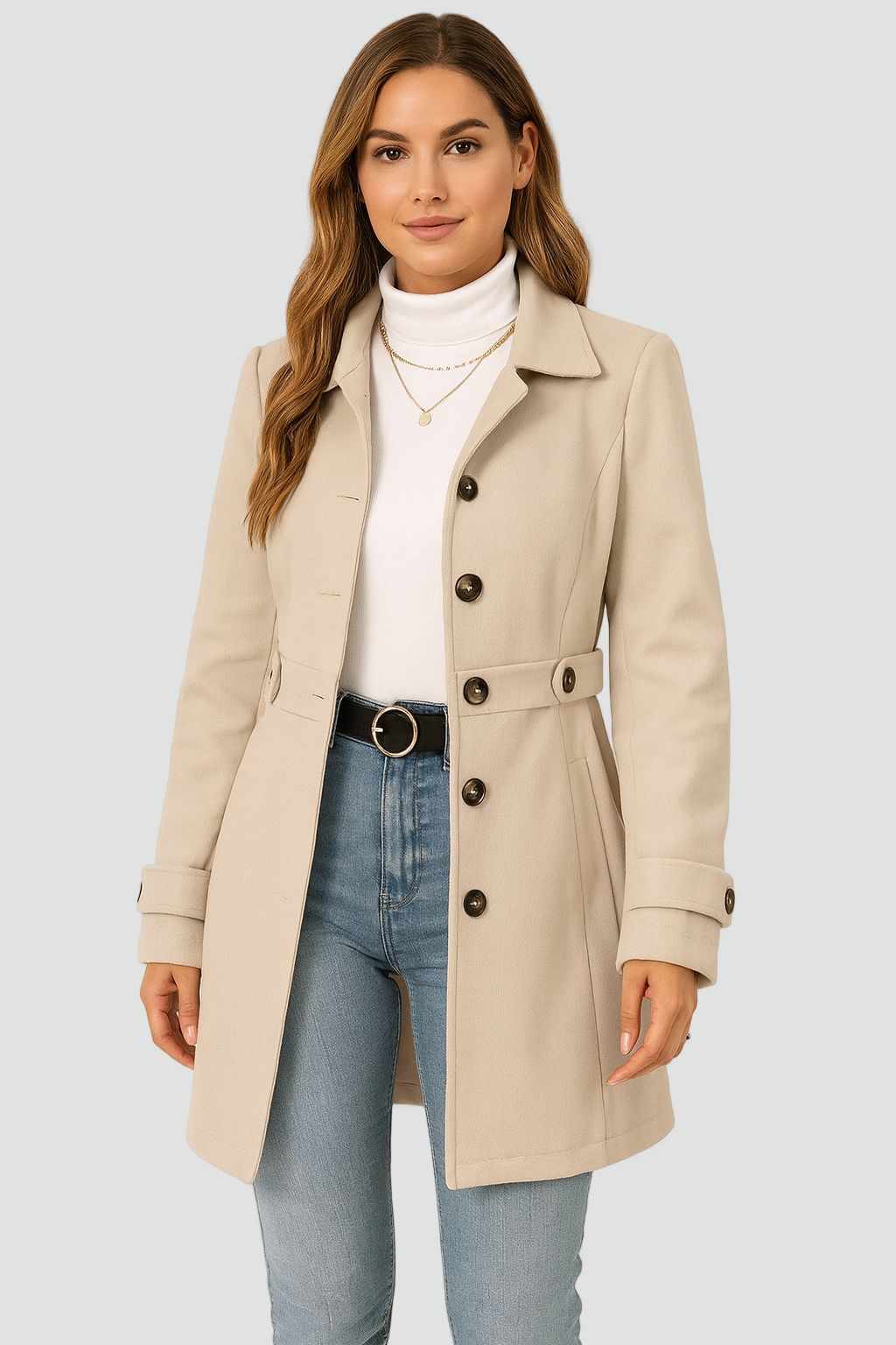 Camille™ | Belted Trench Coat