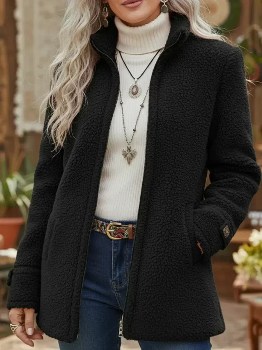 Carissa - Full-Zip Collar Jacket