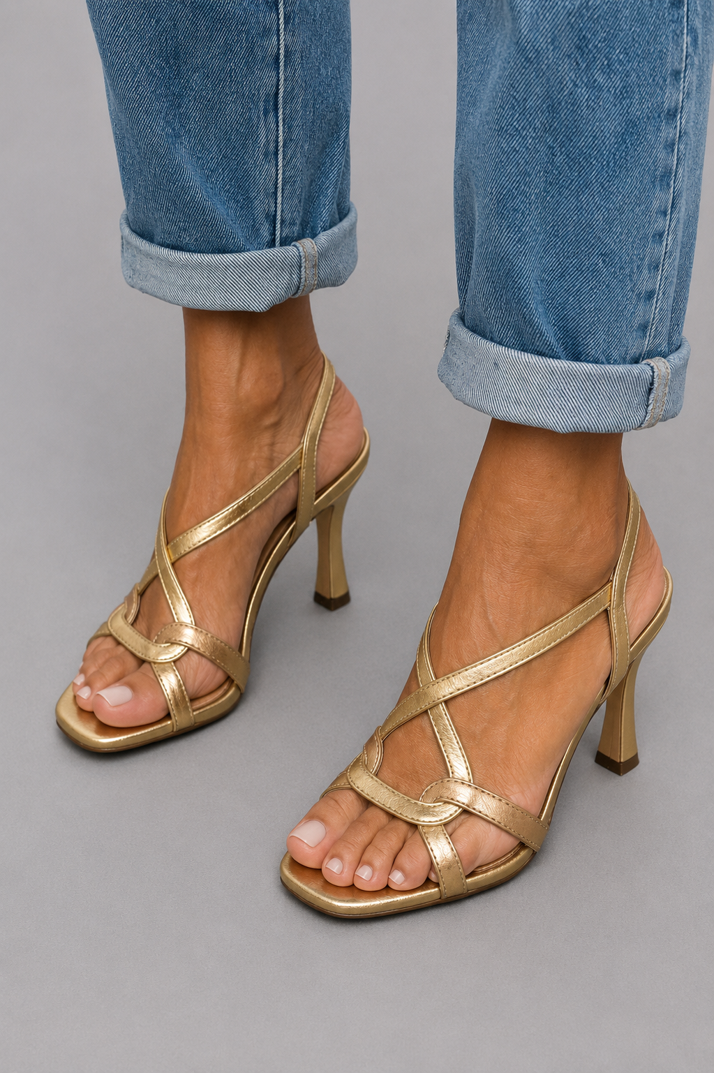 Cassie | Golden Charm Heels