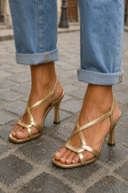 Cassie | Golden Charm Heels